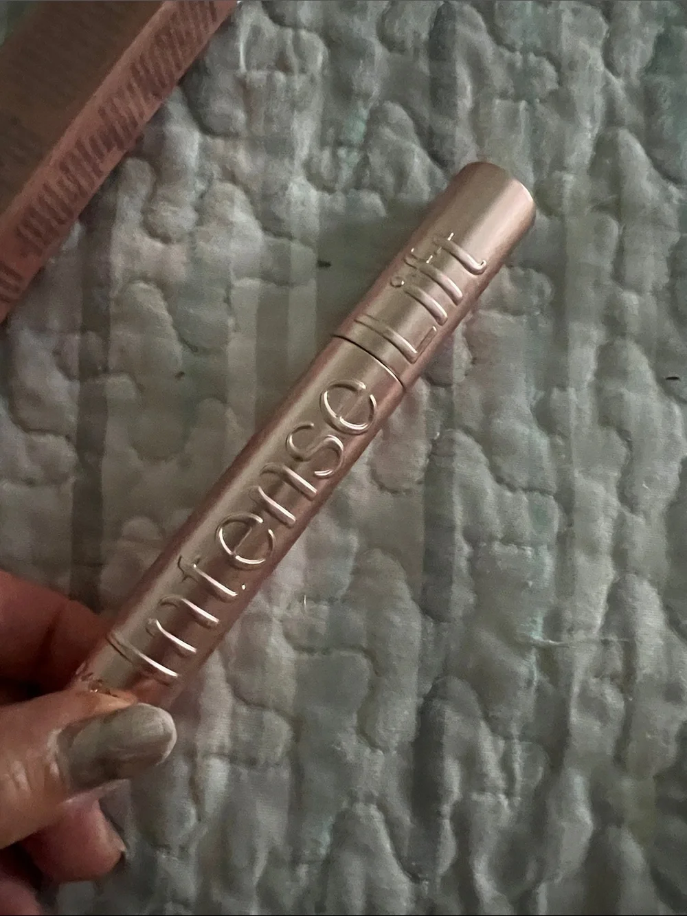 Black waterproof mascara